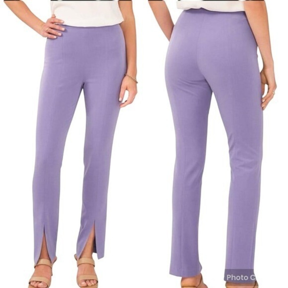 1 State pants 24W purple straight leg split hem Business‎ Casual WeddingChurch